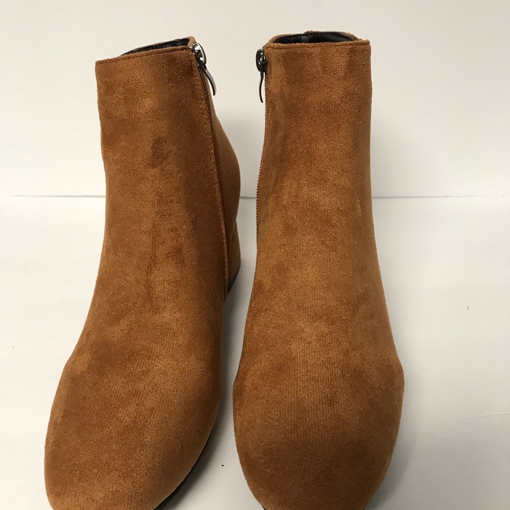 Tan Suede Ankle Boots